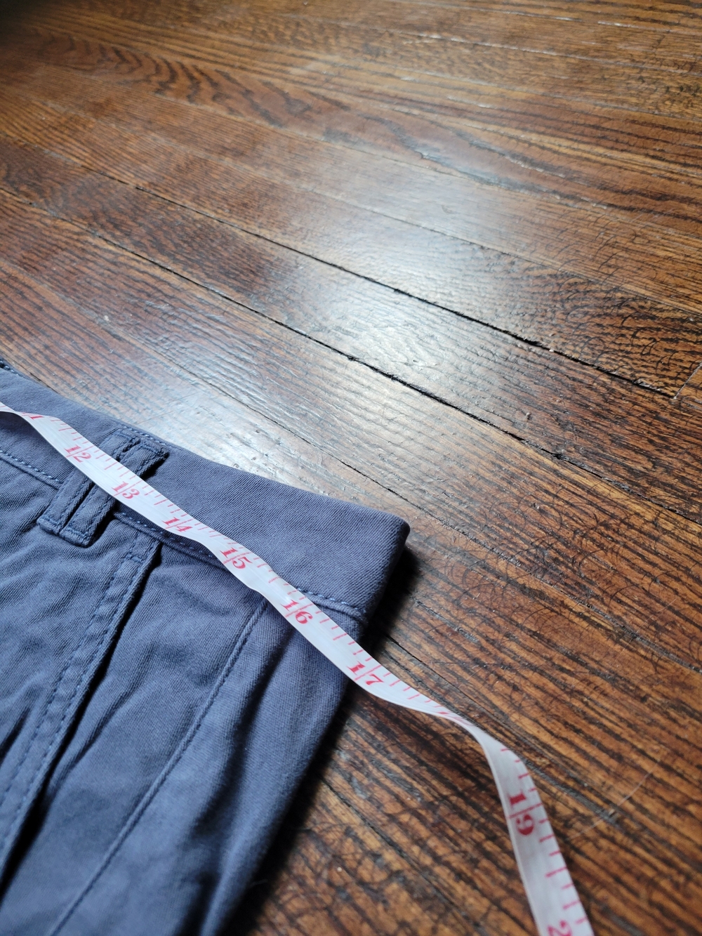 Express Womens Shorts 6 Blue Chino Shortie Capsule Minimalist Preppy Timeless - Picture 13 of 17